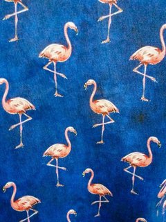 estampa flamingos