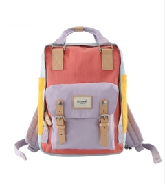 Mochila Himawari Diseno Retro Impermeable Colores