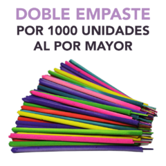 Sahumerios DOBLE EMPASTE x 1000 u.