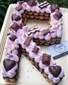 LETTER CHOCO CAKE PINK