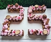 NUMBER CHOCO CAKE PINK