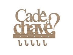 Porta-chaves "Cadê a chave?" na internet