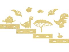 Painel Completo Parede Quarto Infantil - Dinossauros