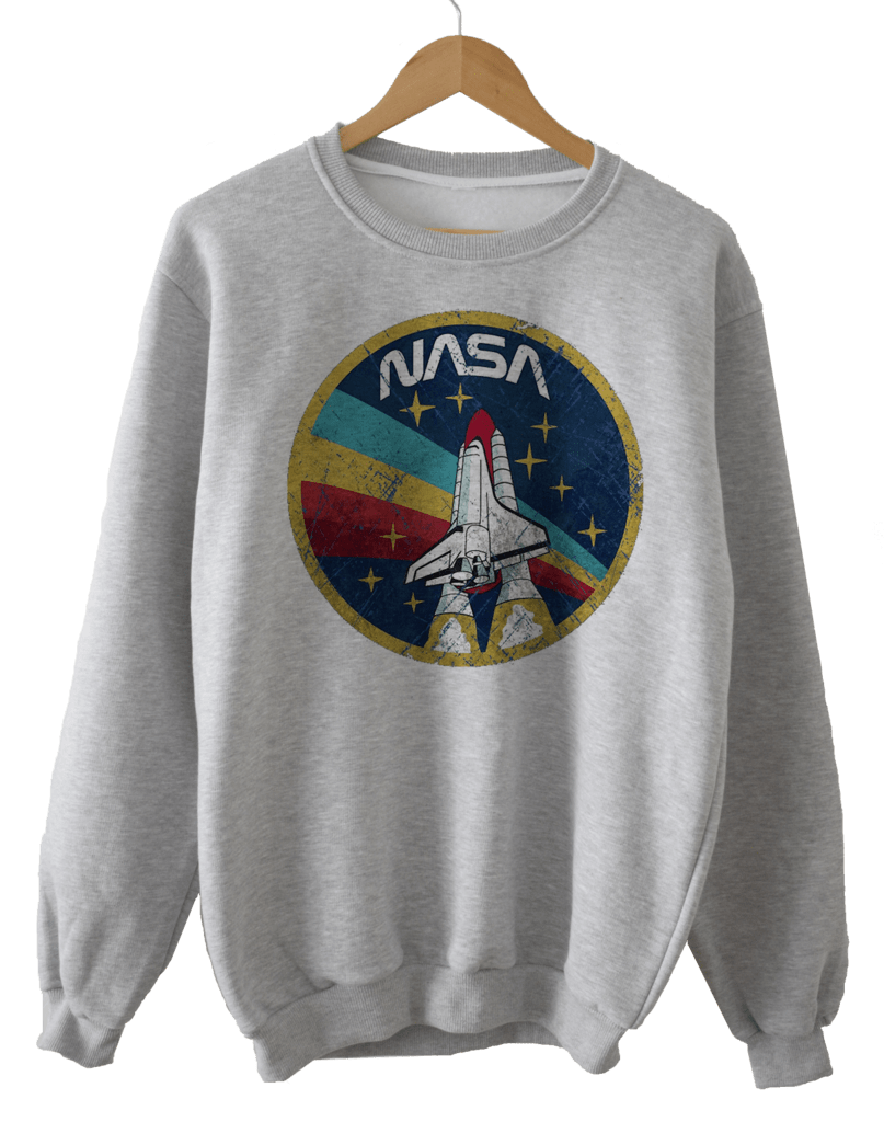 Buzo nasa gris new arrivals