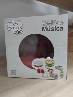 Caja de Música "Colores" Pandereta - Caja China - Raspador y Triángulo - comprar online