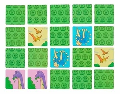 3 en 1 Dinosaurios (1 loteria - 1 juego de memoria - 1 cuatro en línea) - pupparola