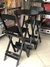 Conjunto Bistrô Madeira Preto com Duas Cadeiras Madesil - comprar online