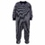 Carter's Osito-Pijama de terciopelo con cierre Rayas