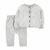 Carters Set 2 Piezas Cardigan Pantalon Rayado Gris