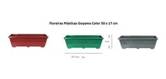 Floreira Plástica Tipo Jardineira Color Kit C/ 5 Unds na internet