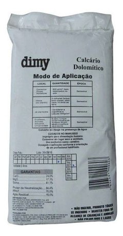 Calcário Dolomítico 3kg Dimy Calcário Para Acidez Solo Plant - comprar online