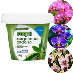 Fertilizante Orquídeas Manutenção 20-20-20 Peters Forth 100g