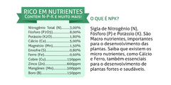 Eco Adubo - Fertilizante Orgânico 750 Gr. Rico Em Nutrientes - Agropaulista Garden