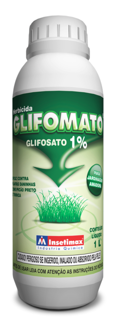 Herbicida Glifosato Litro 1 % Insetimax - Controle de Ervas Daninhas - comprar online