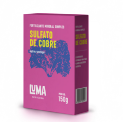 Fertilizante Sulfato De Cobre 150 G Luma Hortas E Jardim