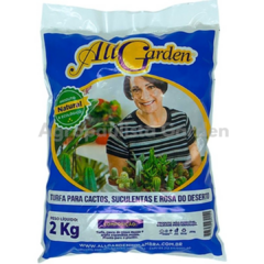 Turfa Cactos E Suculentas 2kg Origem Vegetal All Garden