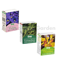 Fertilizante Dimy Samambaia + Orquídea + Violeta 3 X 100