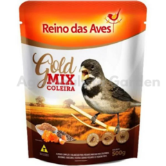 Gold Mix Coleira 500g Reino das Aves