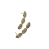 Earcuff boca safira branca