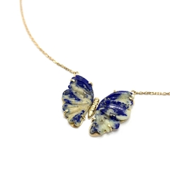 Colar Borboleta Lápis Lazuli - comprar online