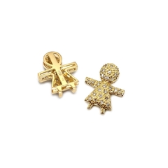 Pingente menina diamante - comprar online