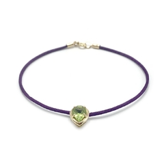 Pulseira Gota- peridoto - comprar online