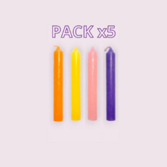 Vela Corta Lisa Pack x5und.