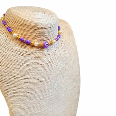 Choker Ojo Turco Violeta