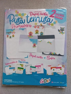 Papel carta primavera en internet