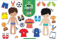 Kit cancha de papel - tienda online