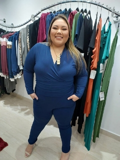 Imagem do Macacão Longo Plus Size L