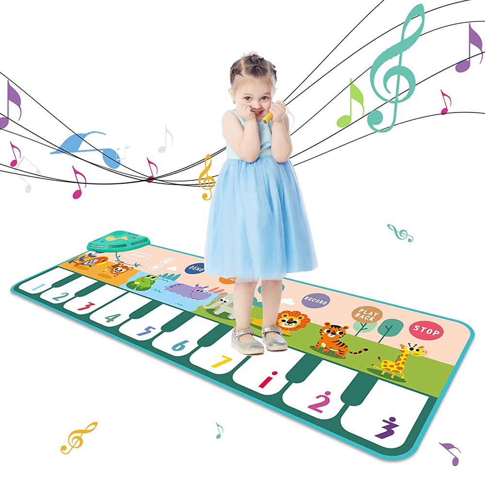 Um Piano De Pé Infantil, Cobertor De Jogo, Brinquedo De Quebra-cabeça Para  Educação Infantil, Aumento De Salto Esportivo, Tapete De Jogo Musical,  Presente Adequado Para Meninos E Meninas