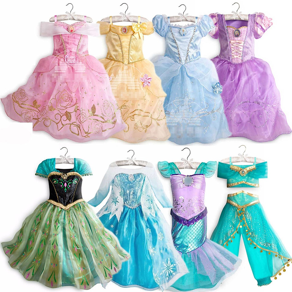 Vestido fantasia princesas disney