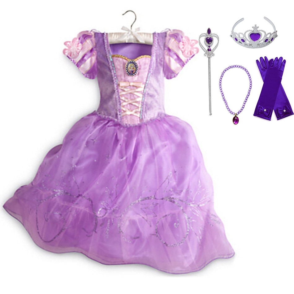 Vestido Fantasia Princesinha Sofia (Disney) - Tudo Mamães