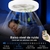 Ventilador de teto com lâmpada de iluminação 3 em 1 na internet
