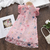 Vestido infantil estampa floral - comprar online