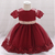 Vestido feminino infantil com renda