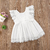 Vestido branco com renda - loja online
