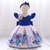 Vestido Floral Infantil com Arco Grande - comprar online
