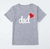 Camiseta papai mamãe e bebê - loja online