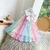 Vestido infantil arco-íris - comprar online