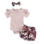 Conjunto body e shorts infantil na internet