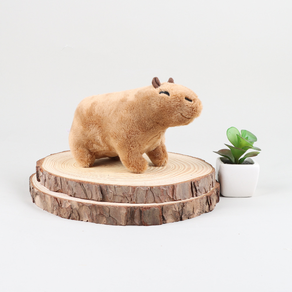 Pelúcia Capivara Desenho Animado - bonitos do Plushie do Capybara  Almofada,Capivara pelúcia realista, pelúcia, bonecos pelúcia macios para  crianças