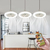 Ventilador de teto com lâmpada de iluminação 3 em 1 - comprar online