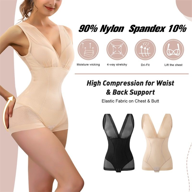 Sehao Plus Size Underwear Women Waist Trainer Shapewear Slim Body