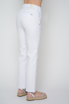 Recto ALELÍ lentejuelas blanco (J5948) - Moravia Jeans