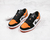 Air Jordan 1 Low Preto/Laranja/Branco na internet