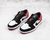 Air Jordan 1 Low Preto/Vermelho/Branco na internet