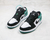 Air Jordan 1 Low Preto/Verde/Branco na internet