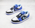 Air Jordan 1 Low Azul/Preto/Branco na internet